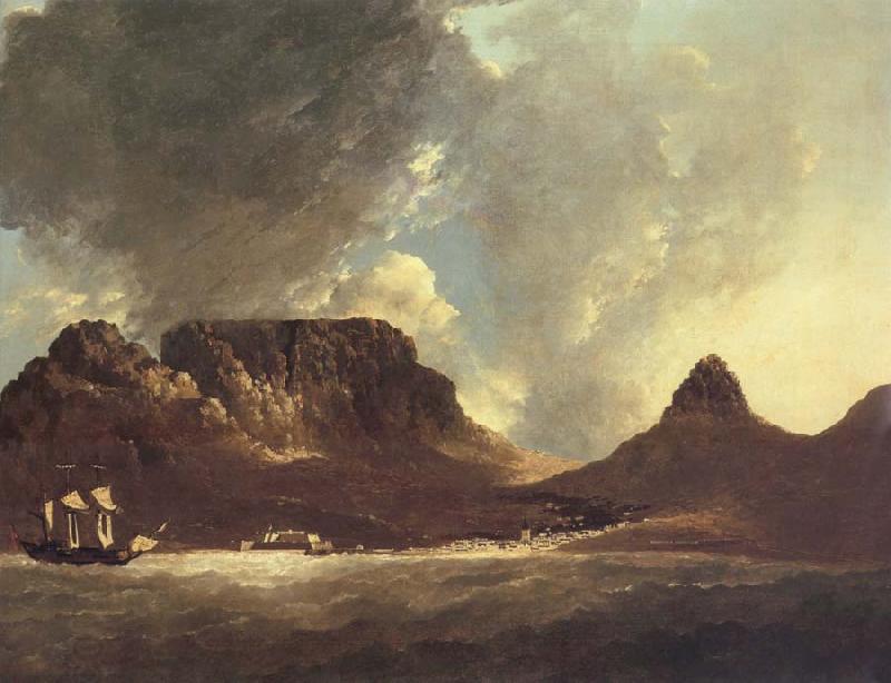 unknow artist A View of the Cape of Good Hope,taken on the spot,from on board the Resolution,capt,coode,November 1772 China oil painting art